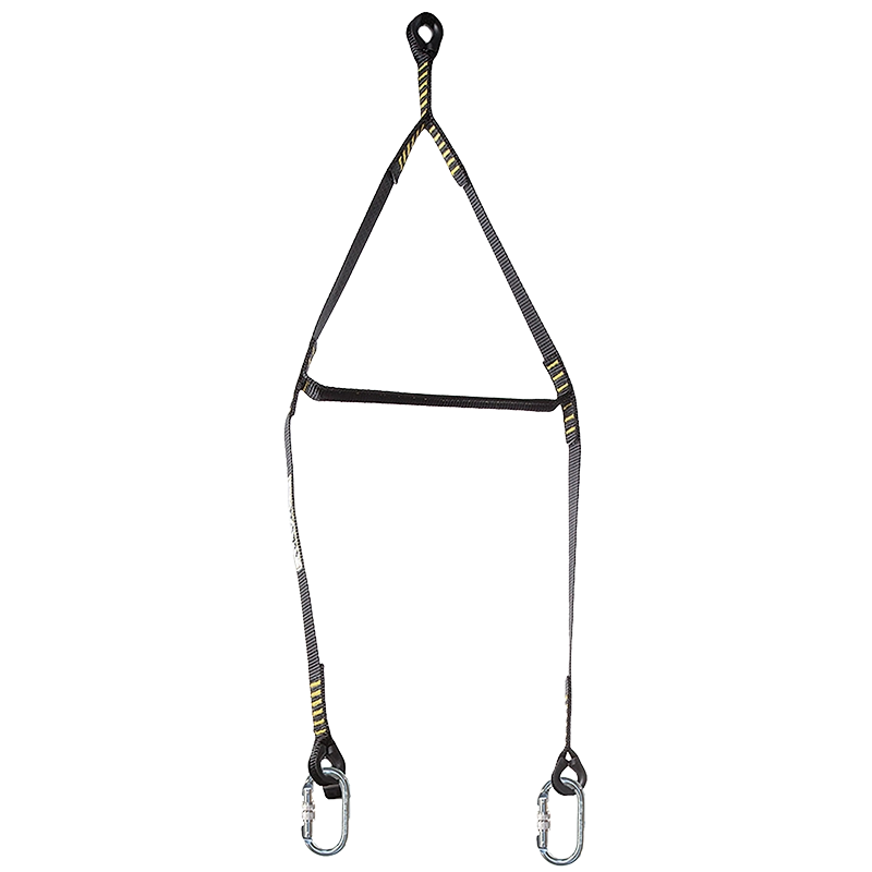 Spreader bar with carabiners   